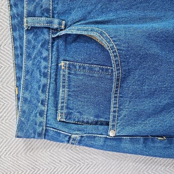 Pretty Little Thing Women's Jean Size 24 Recycled Plus Mid Blue Washed New w Tag - Picture 15 of 16